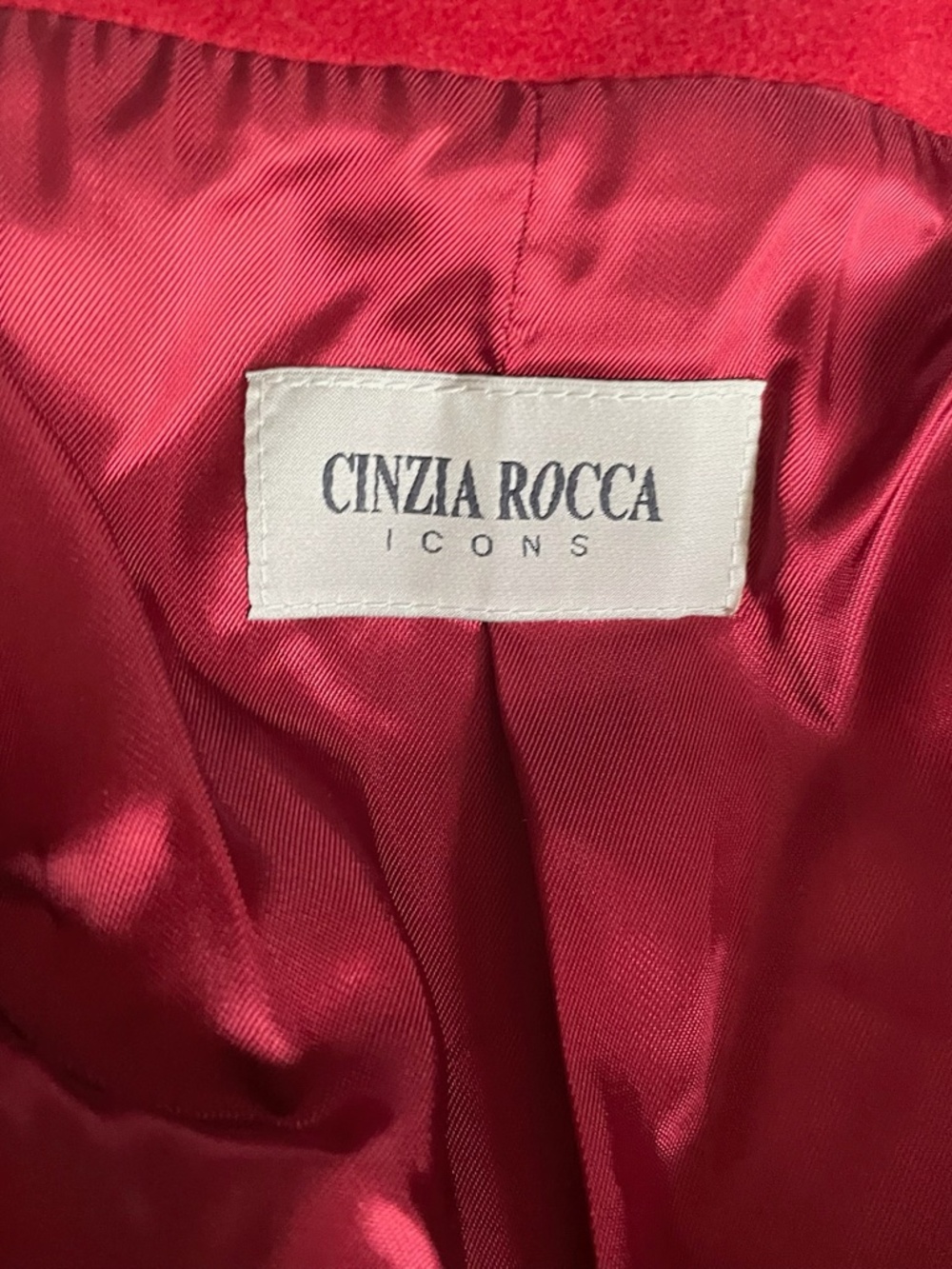 Cinzia Rocca Red Jacket NWT Size 8 - Picture 3 of 3